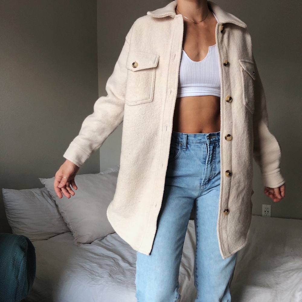 SOLD — Wilfred Free THE GANNA SHIRT JACKET